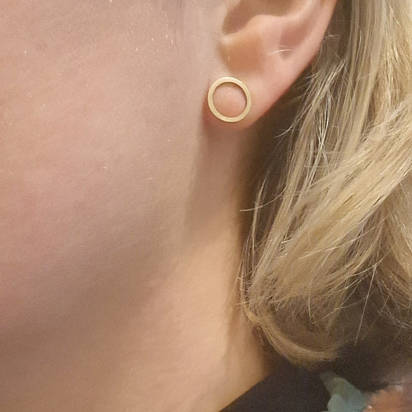 9k Gold Bubble Earrings