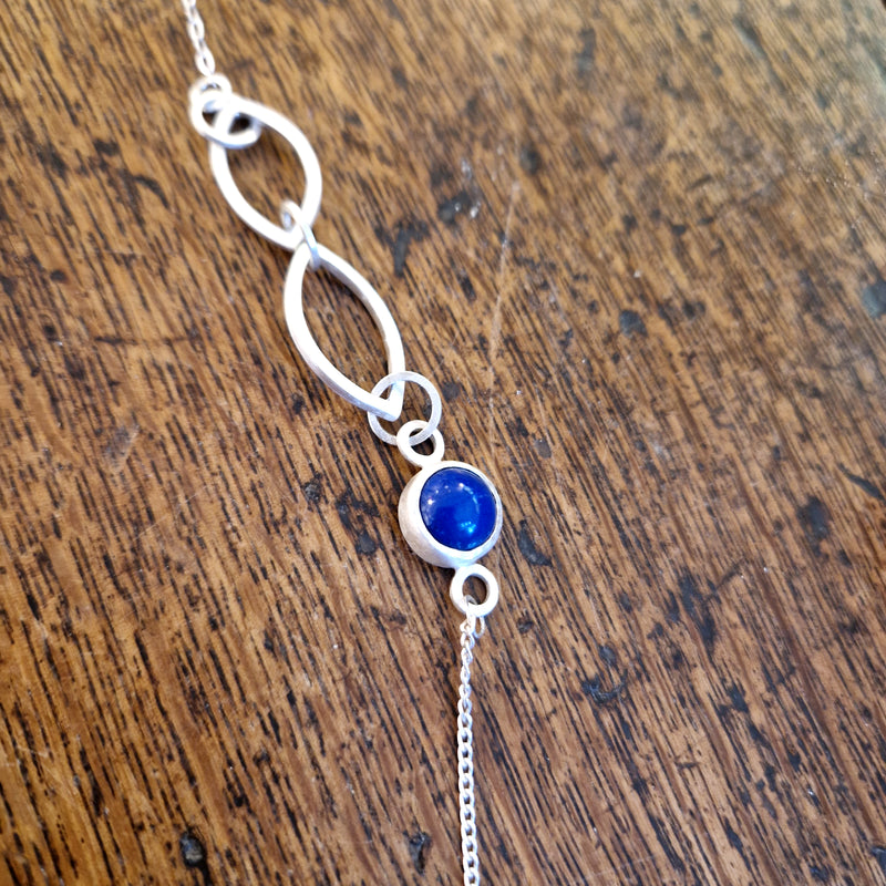 Lapis Lazuli & Agate Long necklace